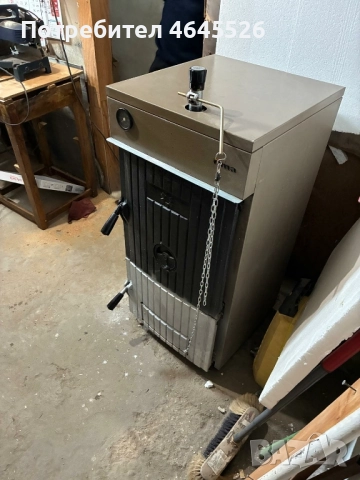 Котел на дърва и въглища RIMA. Още в гаранция, снимка 2 - Отоплителни печки - 52343303