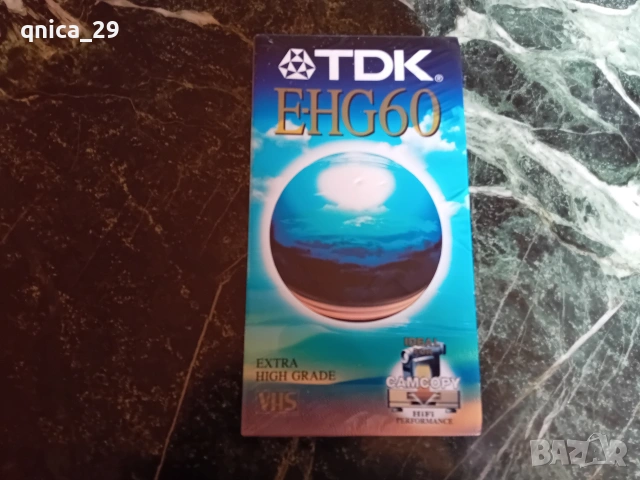 TDK E-HG 60 VHS Hi Fi видео касета, снимка 2 - Декове - 54216124