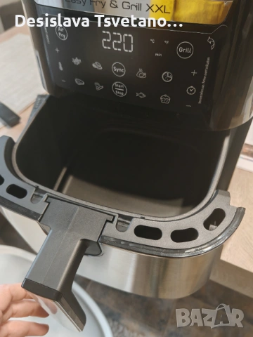 Тефал Air fry+ Grill, снимка 2 - Уреди за готвене на пара - 53285698