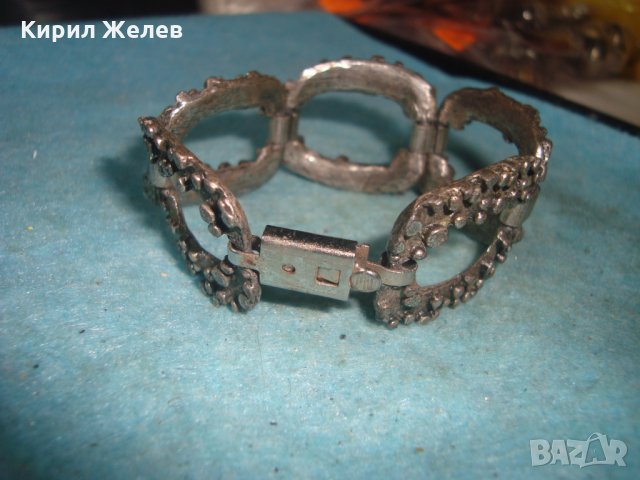 ДЕБЕЛО ПОСРЕБРЕНА ВИНТИДЖ АРТ ГРИВНА от БЛАГОРОДНА НЕРЪЖДАЕМА СТОМАНА ХУДОЖЕСТВЕНА ИЗРАБОТКА 27428, снимка 11 - Антикварни и старинни предмети - 35100966