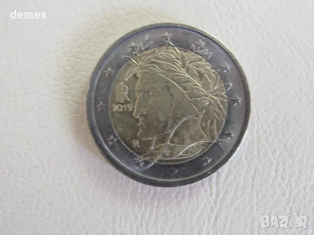 2 евро-Италия, 2019, Данте Алигиери, 652 m