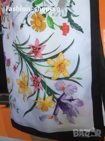 Шал с флорални мотиви, снимка 7 - Шалове - 37448434