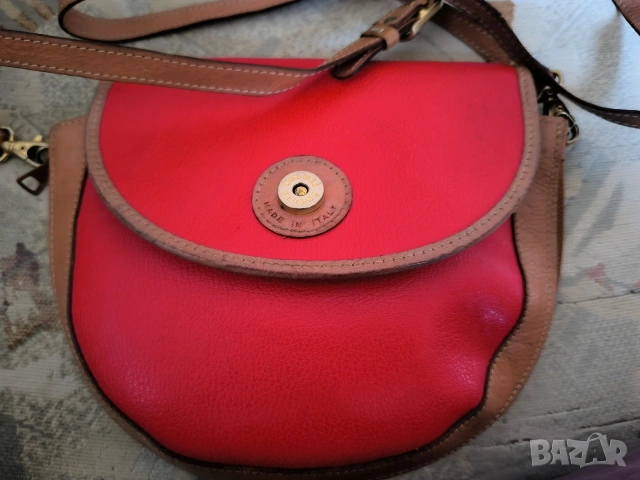 оригинална чанта двулицева естествена кожа на бранда il Santi italy, снимка 5 - Чанти - 53008537