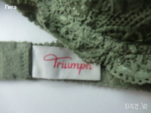 зелен сутиен 70Б Triumph, снимка 3 - Бельо - 40860502
