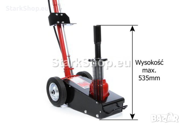 Пневматично – хидравличен крик за камиони тип крокодил 22 тона Mar-Pol, снимка 3 - Други инструменти - 40370454