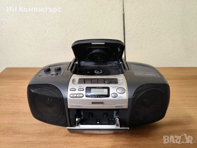 Продавам радиокасетофон Aiwa CSD-ED20V, снимка 2 - Радиокасетофони, транзистори - 54270973