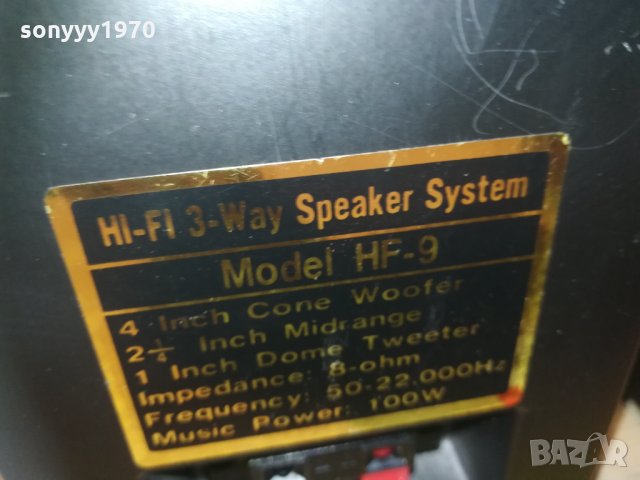 RTO 2X100W METTAL ВНОС ШВЕЦИЯ 0103212012, снимка 5 - Тонколони - 32004431