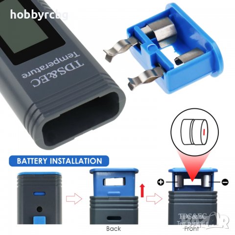 ECM-302 Tестер за електропроводиност (EC),твърдост (TDS) и температура, снимка 10 - Други - 36747038