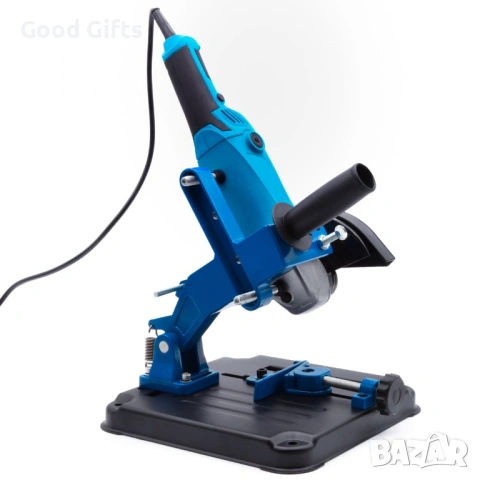 Професионална Стойка за Ъглошлайф (100-150 мм) – Прецизност и Стабилност във Всяко Рязане