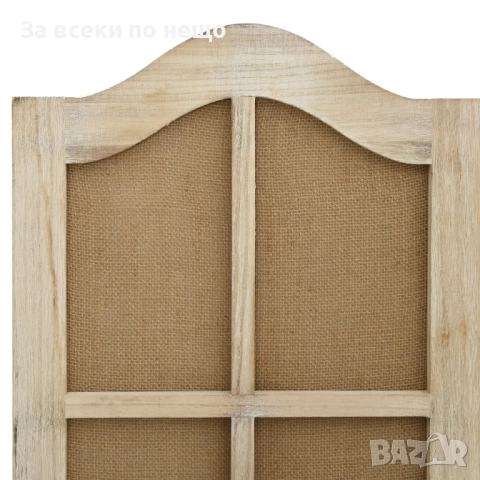 Параван за стая, 4 панела, кафяв, 140x165 см, плат Код P1150, снимка 7 - Други стоки за дома - 51704733