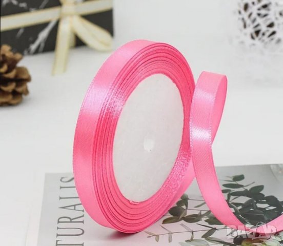 Сатенена лента, снимка 3 - Сватбени аксесоари - 39385870