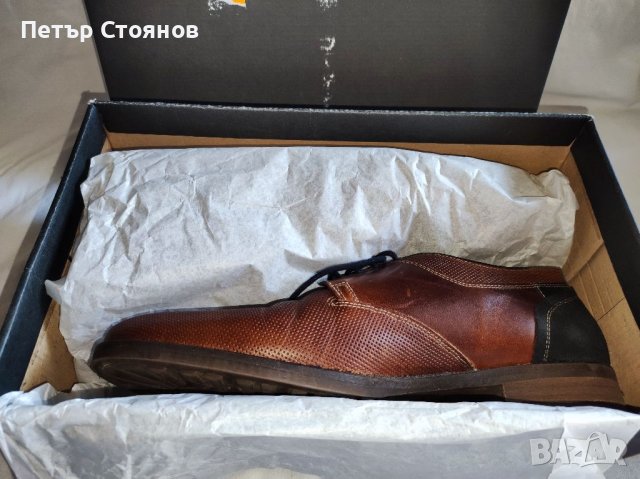 Стилни мъжки официални обувки от естествена кожа Oliver Jacob №43, снимка 9 - Официални обувки - 37270207
