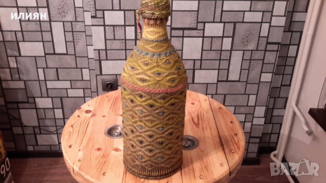 Плетена  3л  дамаджана, от тел и пластмаса , снимка 5 - Буркани, бутилки и капачки - 36584990