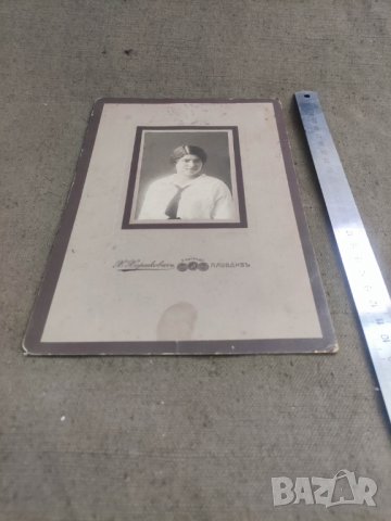 Стара снимка Момиче фото Хенрих Хершкович