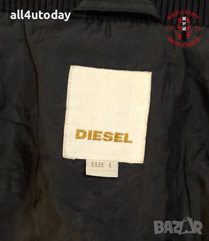 №3551 Diesel Мъжко лятно яке от естествена перфорирана кожа, снимка 10 - Якета - 39798058