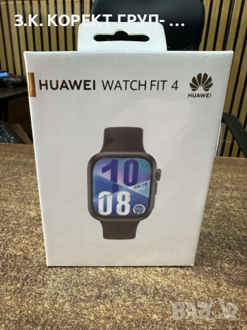 НОВ Huawei Watch Fit 4 Black, запечатан