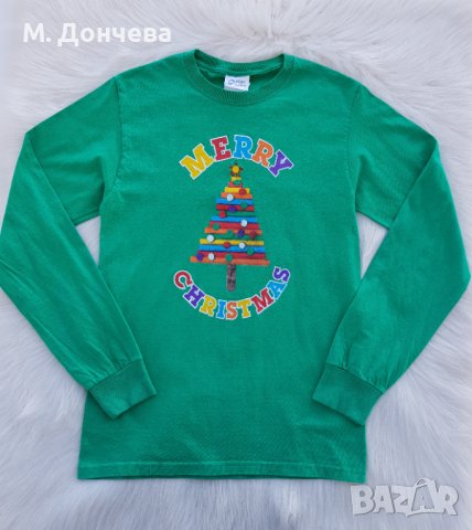 Коледна блуза 12-14 години, снимка 4 - Детски Блузи и туники - 39061317