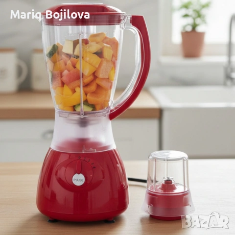 Електрически блендер Homelux HY-Y44 с мелничка – мощен и практичен, снимка 5 - Блендери - 53246904