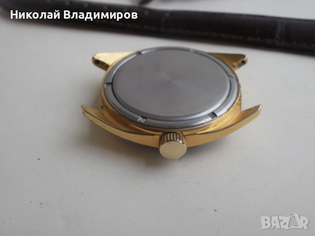 Ракета Raketa мъжки руски позлатен ръчен часовник, снимка 9 - Мъжки - 52490231