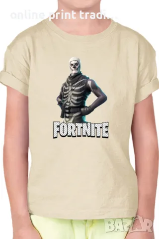 Детска тениска Фортнайт Fortnite Skull Trooper 02, снимка 16 - Детски тениски и потници - 48524404
