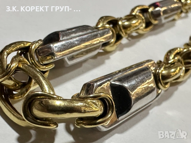 Златен синджир 14к, 41.53гр, снимка 3 - Колиета, медальони, синджири - 53236280