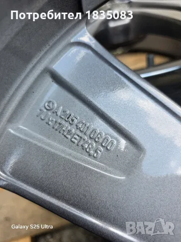 Лети джанти 17ки 5х112 Mercedes + зимни гуми 225/50/17 Bridgestone, снимка 8 - Гуми и джанти - 55830676
