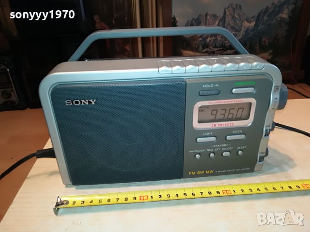 SONY ICF-M770S ВНОС SWISS 0402231615, снимка 3 - Радиокасетофони, транзистори - 39553023