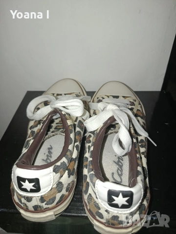 Дамски леопардови гуменки, снимка 2 - Кецове - 52592337