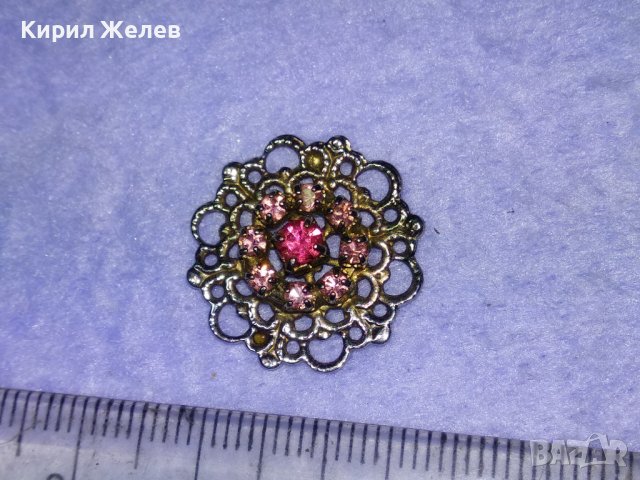 ПОСРЕБРЕНА ФЛОРАЛНА АЖУРНА АРТ АПЛИКАЦИЯ ЦВЕТЕ от БЛАГОРОДНА СТОМАНА с ФАСЕТИРАНИ АМЕТИСТИ 41069, снимка 10 - Други - 42796046