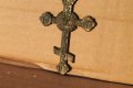 Стар бронзов кръст , снимка 3