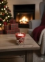 Коледна свещ в стъклена чаша – Изискана декорация за празника, снимка 2