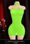 Флуоресцентно зелена рокля, снимка 4