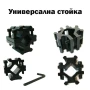 Универсална стойка за монтаж на аксесоари върху ловна въздушна пушка еърсофт оптика фенер лазер, снимка 1