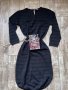 Нова елестична елегантна бандажна черна парти рокля изчистен класически модел , снимка 12