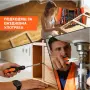 Комплект инструменти за ремонт и монтаж – 85 части в метален куфар, снимка 4