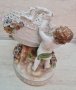 Дрезденска порцеланова фигура Повдигната фруктиера, снимка 6