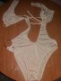 цял бански в телесен цвят изрязан бански М размер nude swimsuit, снимка 1 - Бански костюми - 29949094