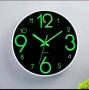 12-инчов светещ стенен часовник – семпъл светещ, снимка 1