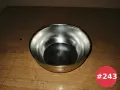 Дълбоки купички от алпака (неръждаема стомана) „Хром Силистра“ – Ø12 см, снимка 1