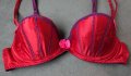 Victoria's Secret Sexy Little Things 34B/C червен сатенен сутиен, снимка 2