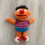 Винтидж плюшена кукла Tyco Tickle Me Ernie от 1996 г. Улица Сезам размер 16 инча, без механизъм, снимка 1