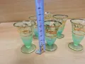 стари стъклени чаши чашки, снимка 2