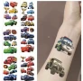 10 вида Маккуин Макуин колите McQueen cars Tattoo татос татуировка временна детска татоси татуси, снимка 2