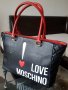 Оригинална чанта Love Moschino черна, снимка 1 - Чанти - 40130463