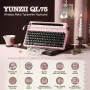 YUNZII QL75 Retro Typewriter – механична клавиатура QMK/VIA, RGB, 3 режима, снимка 5