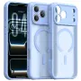 Калъф  iPhone 18 Pro/iPhone 17 Pro/iPhone 18 Pro Max/iPhone 17 Pro Max - Light Blue, Deep Burgundy, снимка 11