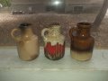 Немска керамика Лава лот от три халби, снимка 1 - Антикварни и старинни предмети - 34507435