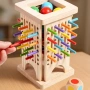 Нови Образователна дървена игра за броене и математика за деца Монтесори с пръчици за пътуване, снимка 5