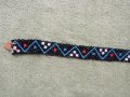Колан от маниста с геометрични фигури от времето на соца, снимка 3