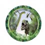 Динозаври Динозавър Джурасик Парк 8 бр големи парти чинии чинийки
